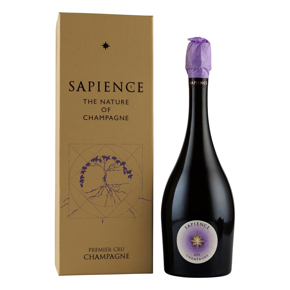 PGE Fine Cru Nature Marguet Brut GIFTBOX 2011 Premier Champagne - SAPIENCE Wines