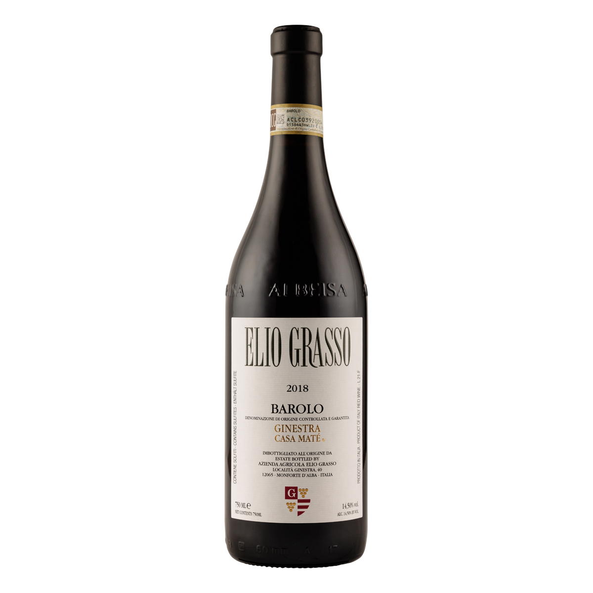2018 Elio Grasso Barolo Ginestra Casa Maté
